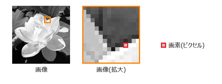 画素の説明
